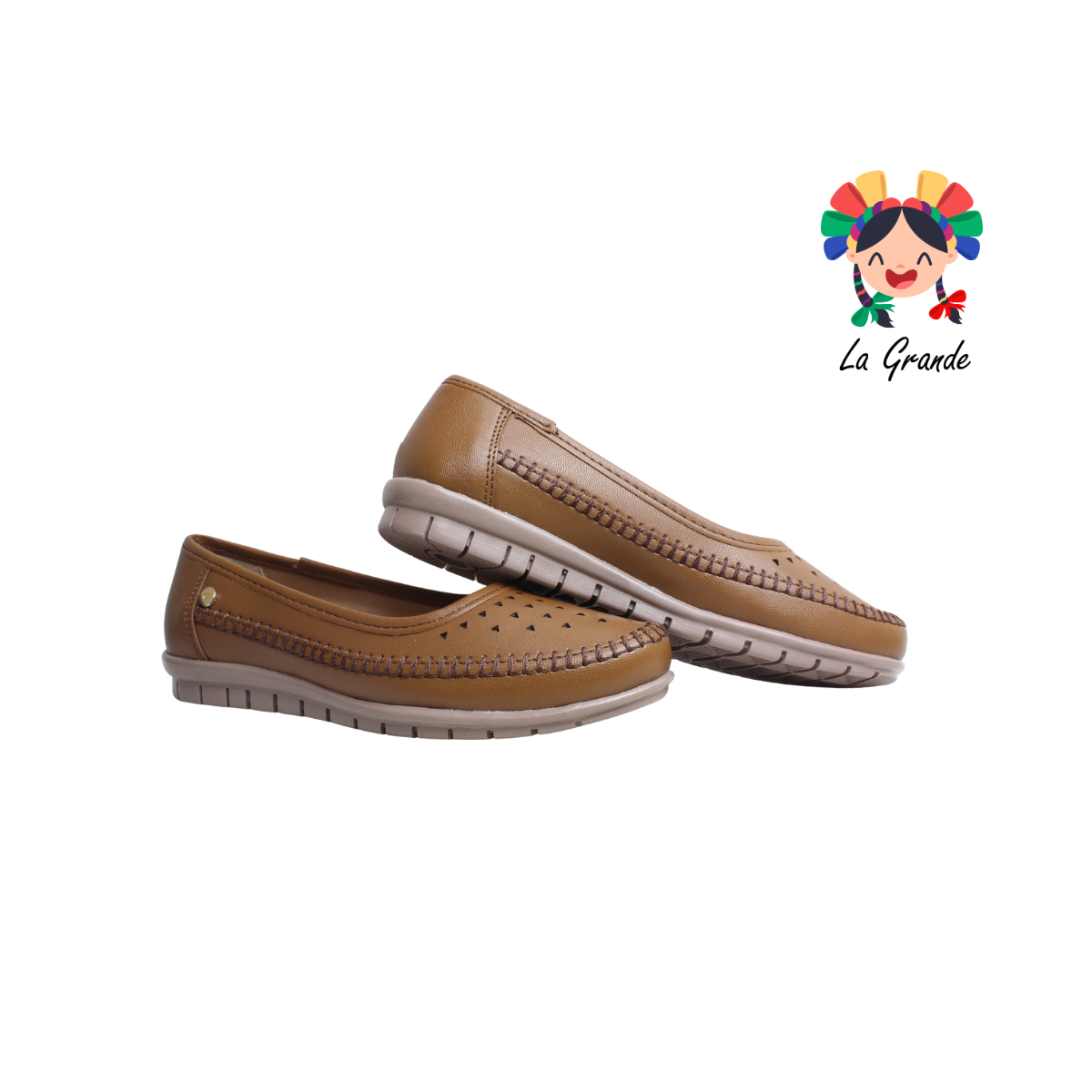 4401 ETNIA Camel Napa Casual para Dama