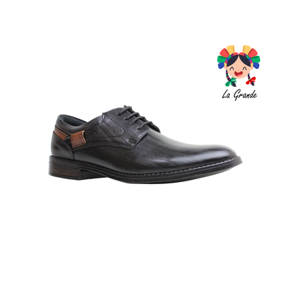 2703 VELRA Negro Zapato Casual para Caballero