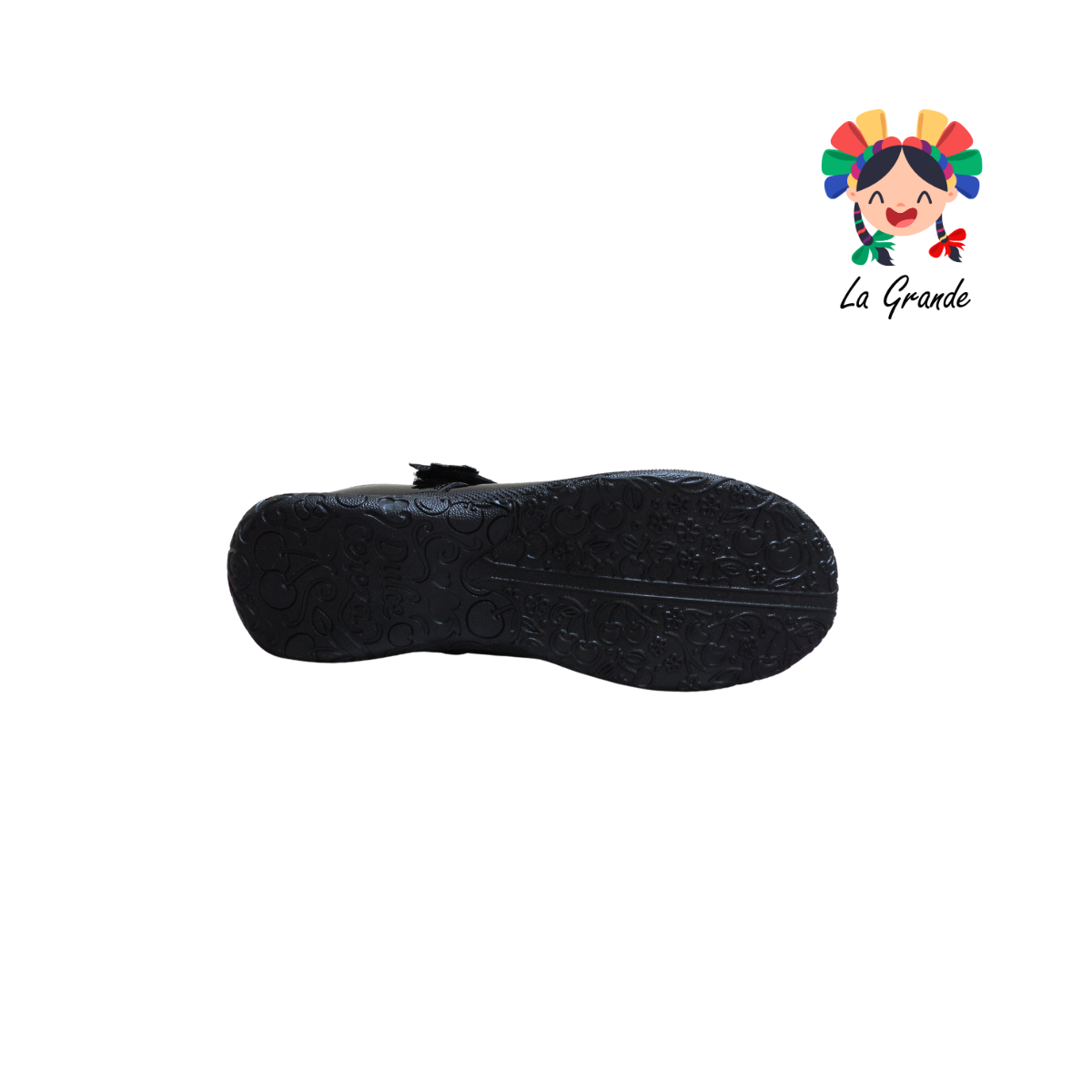 615 DULCE CEREZA Negro Charol Zapato Escolar para Dama
