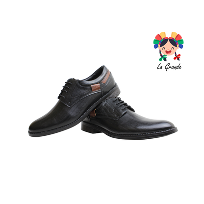 2703 VELRA Negro Zapato Casual para Caballero