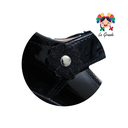 615 DULCE CEREZA Negro Charol Zapato Escolar para Dama