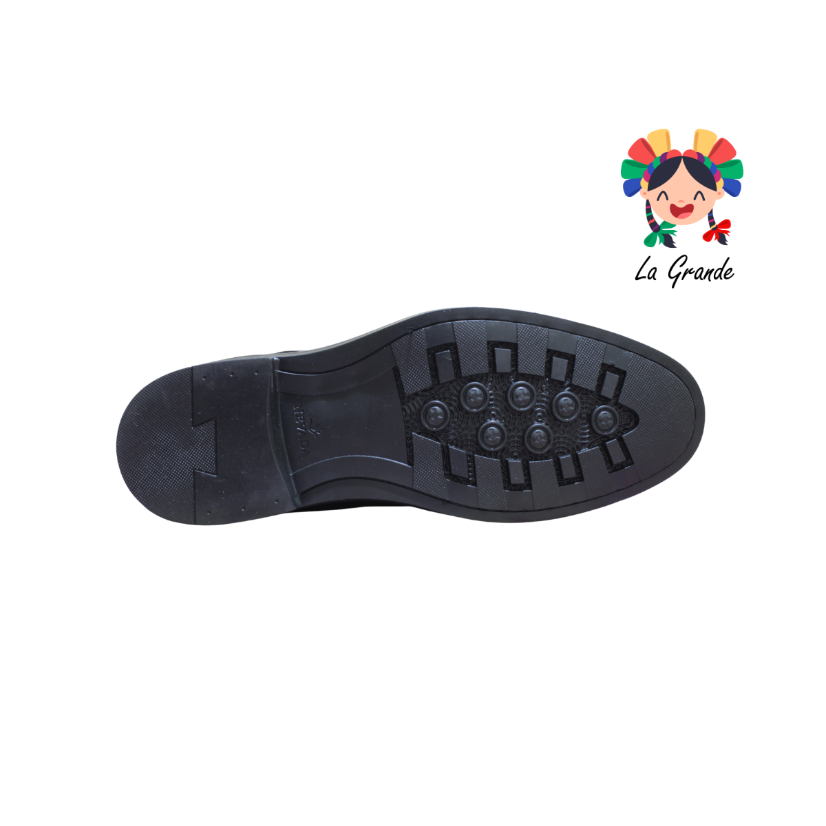 13452 NEVADA Negro Piel Zapato Casual para Caballero