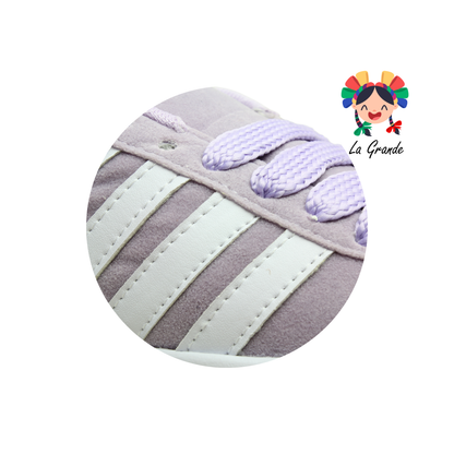 303 GATTUSO Lila Bco Bco Bco Lila Tenis Casual para Dama