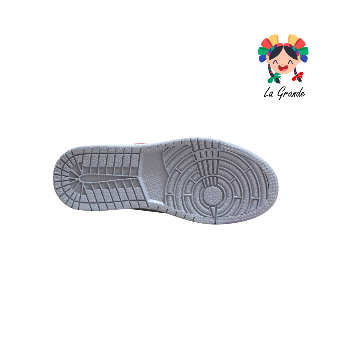 338 BOOST Bco Rey Rojo Napa Tenis Casual para Caballero