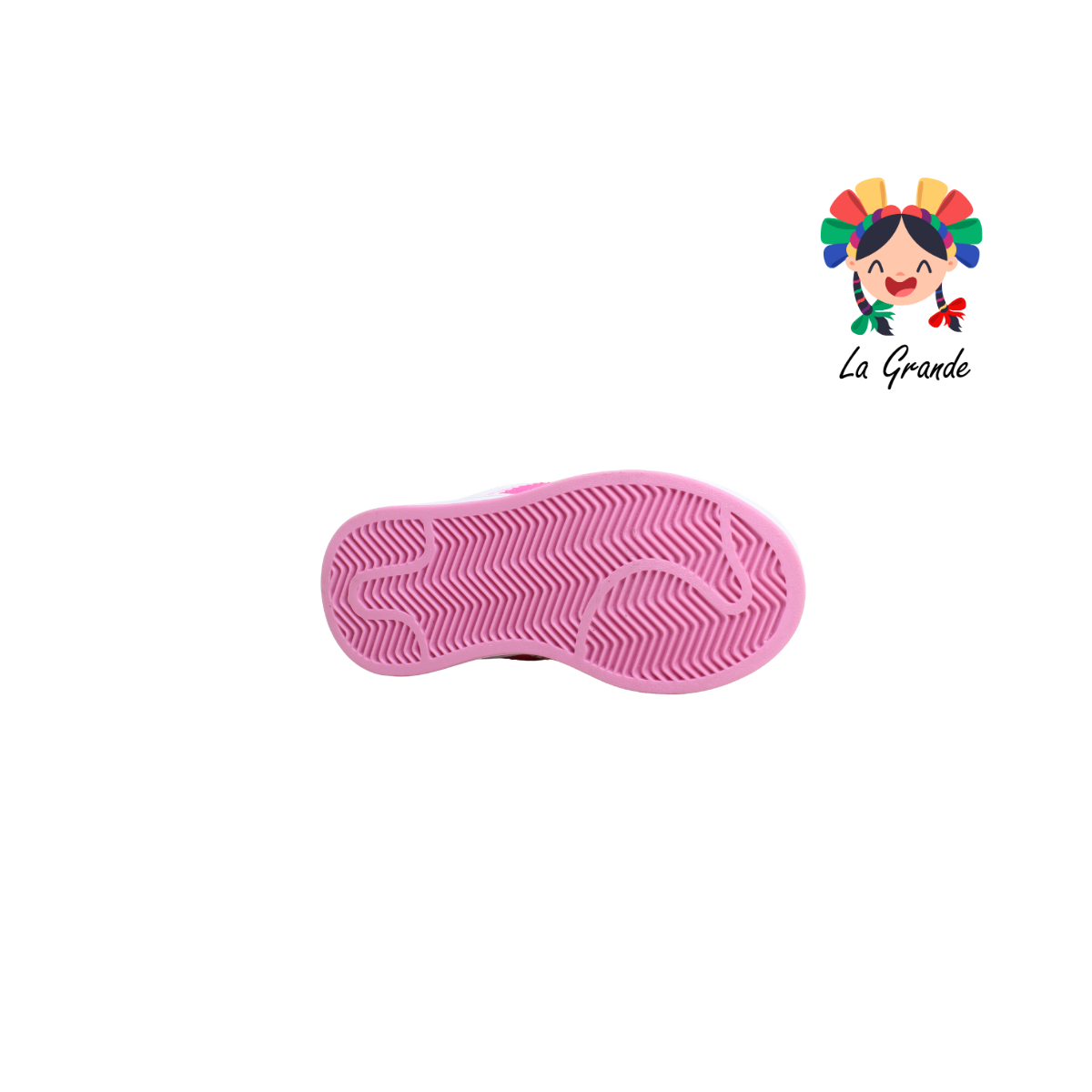 16000 FIRST Bco Gris Rosa Sint Tenis Casual para Bebé, Niña y Niño
