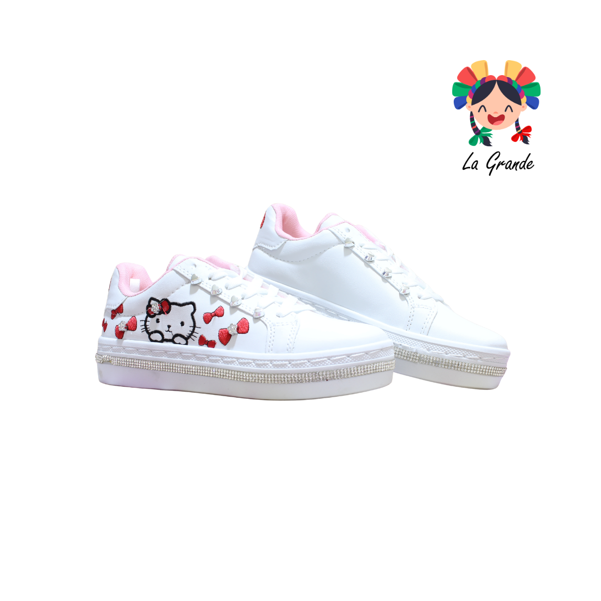 1607 FRIDAYS Blanco Blanco Sint Tenis Casual para Dama