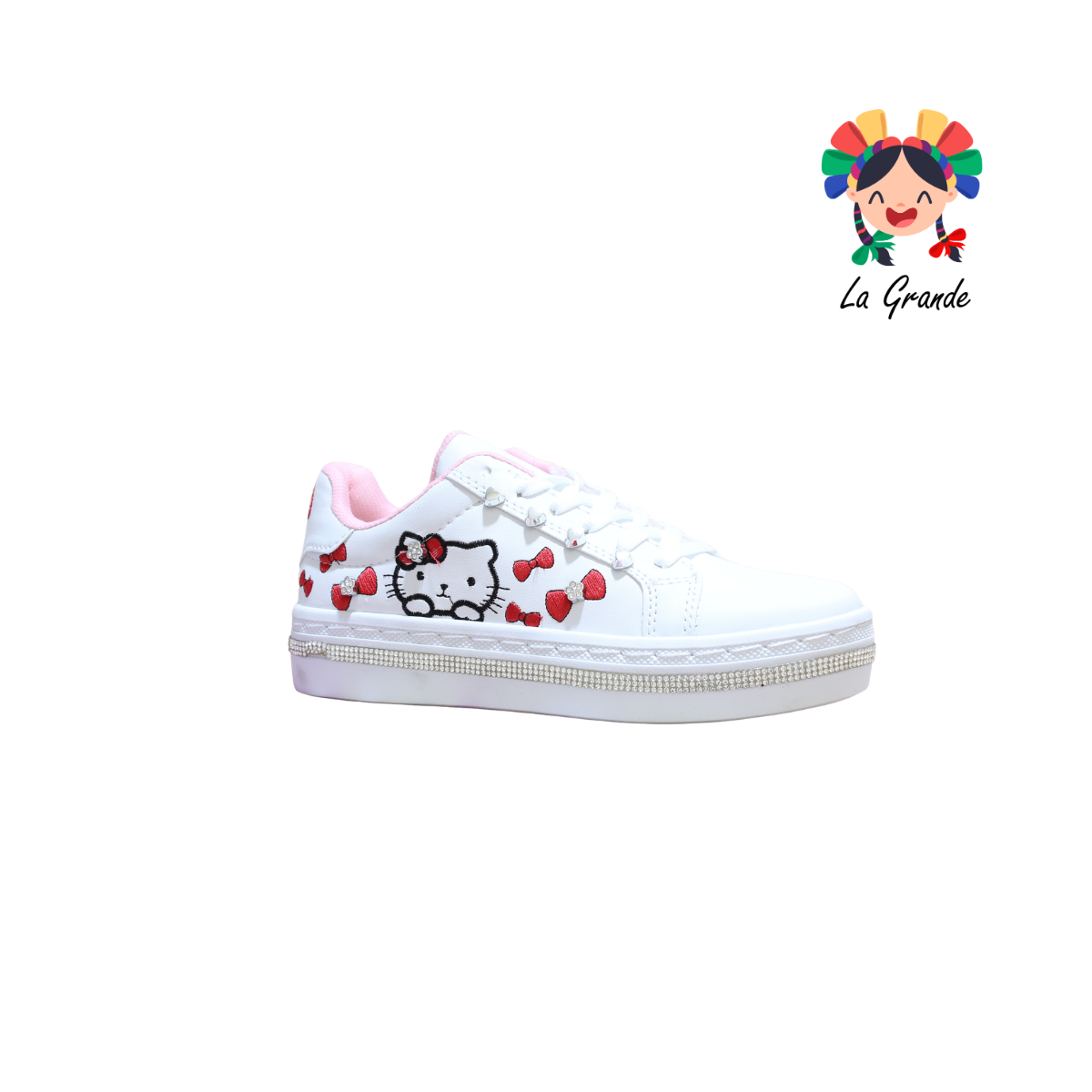 1607 FRIDAYS Blanco Blanco Sint Tenis Casual para Dama
