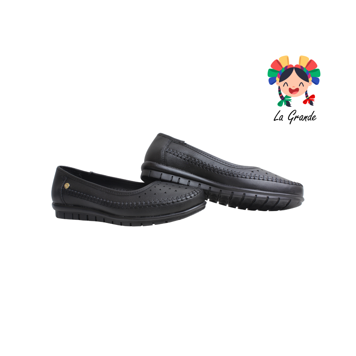 4401 ETNIA Negro Napa Casual para Dama