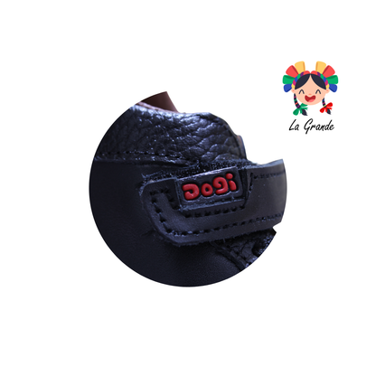 3444 DOGI Negro Piel Zapato Casual para Bebé