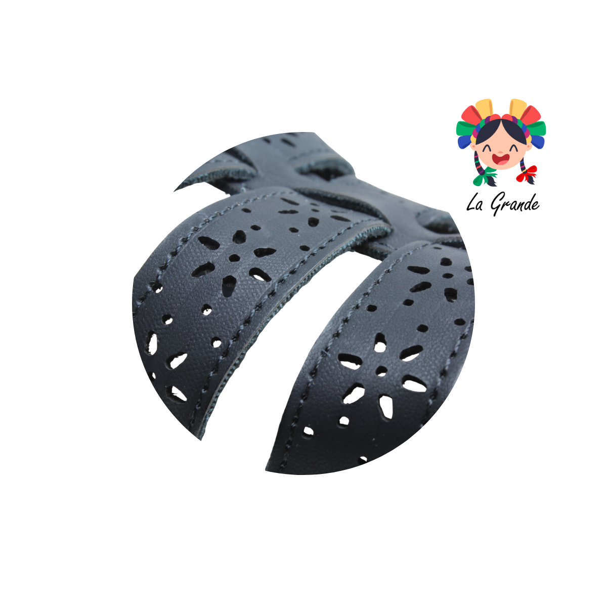 704 LADY MARY Negro Azteca Sandalia para Dama
