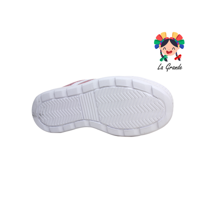 300 GATTUSO Rosa Bco Bco Rosa Tenis Casual para Dama