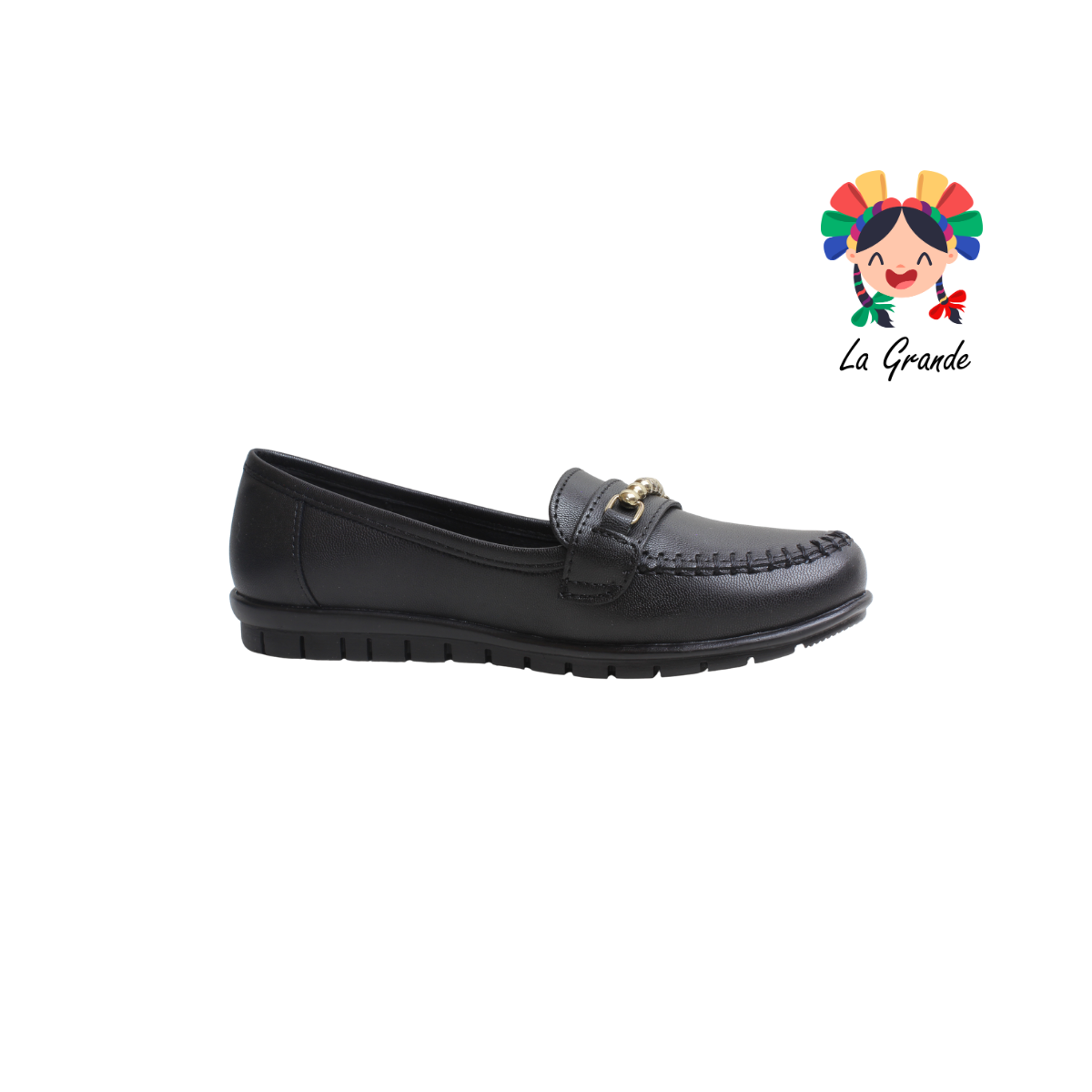 4402 ETNIA Negro Napa Casual para Dama