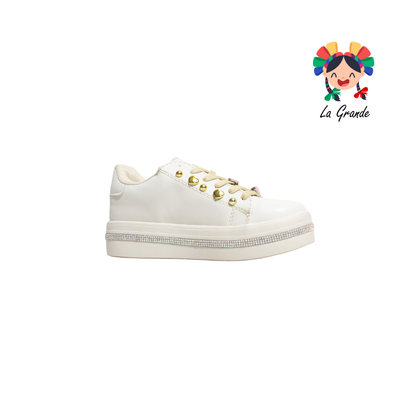 1650 CAPI CHAMPS Beige Tenis Casual para Niña y Dama