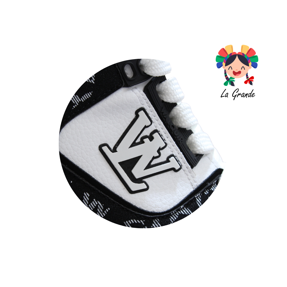 160 WALKQUIR Blanco Negro Tenis Casual para Dama, Joven y Caballero