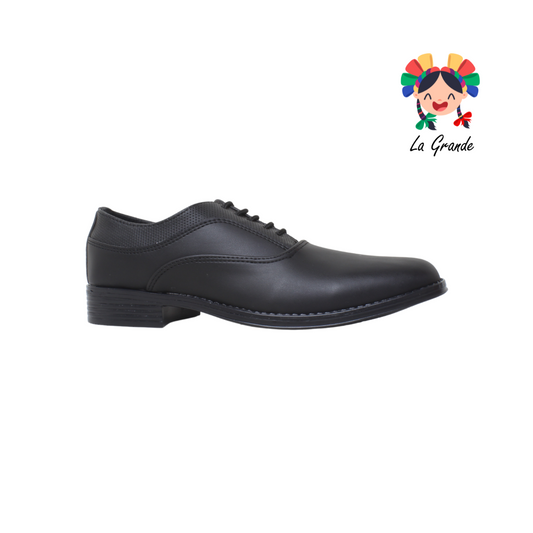 166-C2 ADRIANO GIANETTI Negro Sint Zapato Casual para Caballero