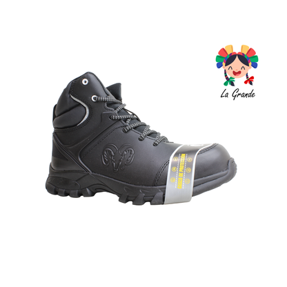 9602 RAM Negro Blanco Bota Industrial con Casco para Caballero