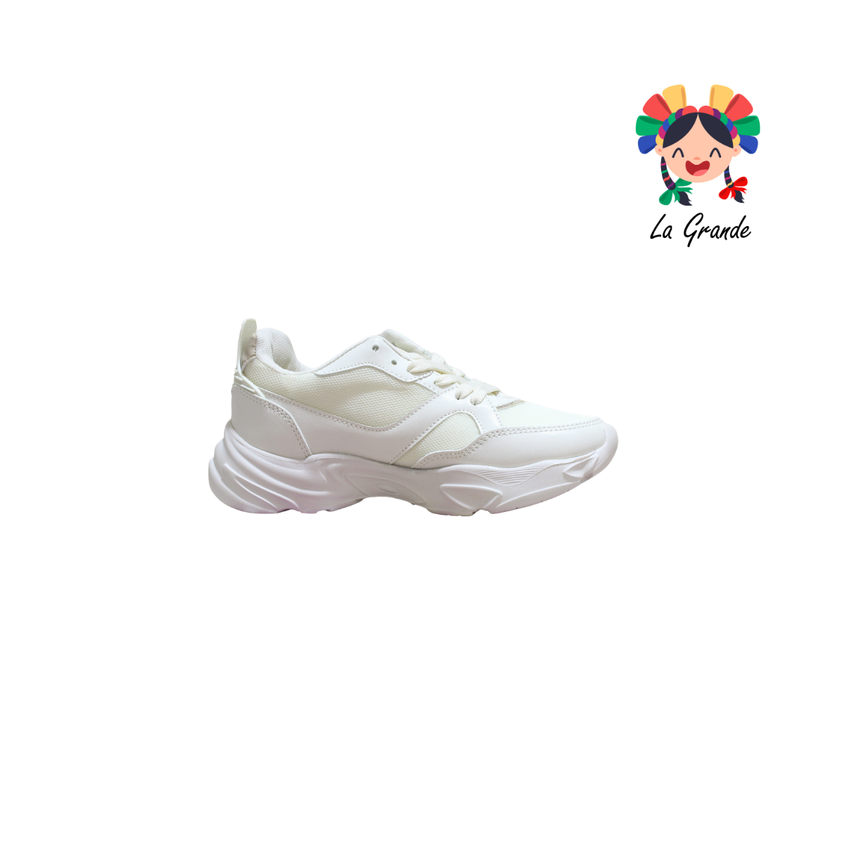 J02 NEW LINE Beige Total Tenis Deportivo para Dama