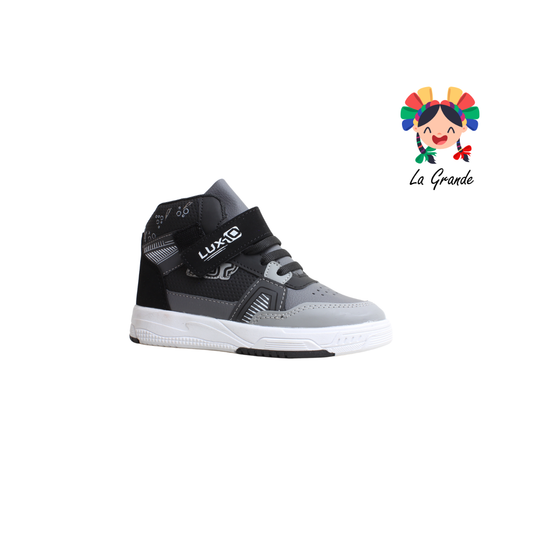 167 LUX-10 Negro Oxford Tenis Casual para Niña y Niño