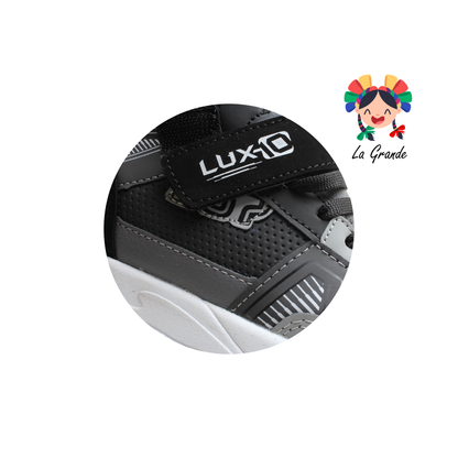 167 LUX-10 Negro Oxford Tenis Casual para Niña y Niño