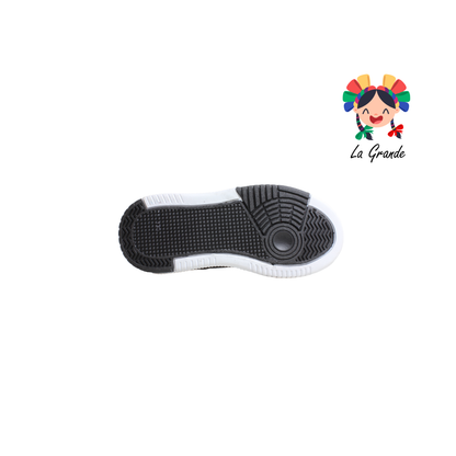167 LUX-10 Negro Oxford Tenis Casual para Niña y Niño