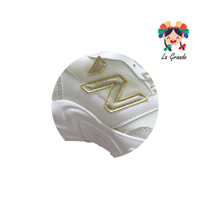 J02 NEW LINE Beige Total Tenis Deportivo para Dama