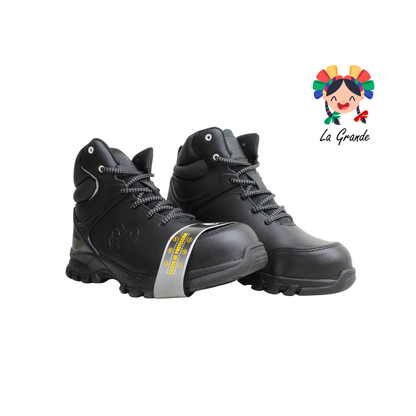 9602 RAM Negro Blanco Bota Industrial con Casco para Caballero