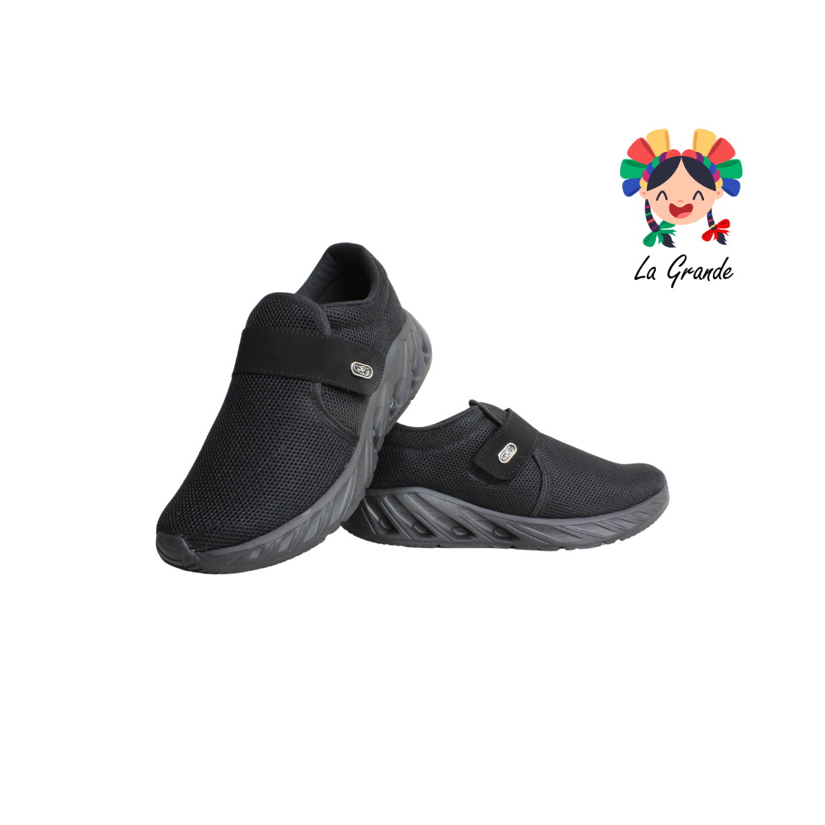 987 RULES Negro Negro Tenis Casual para Caballero