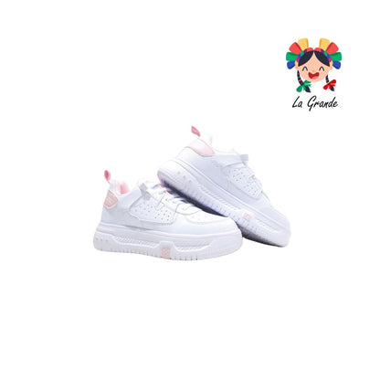 1700 ADIORA Blanco Rosa Sint Tenis Casual para Dama