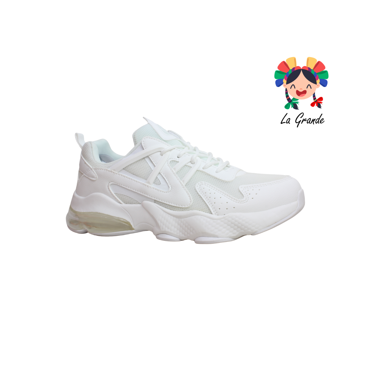 1086331 CHARLY Blanco Tenis Deportivo para Caballero