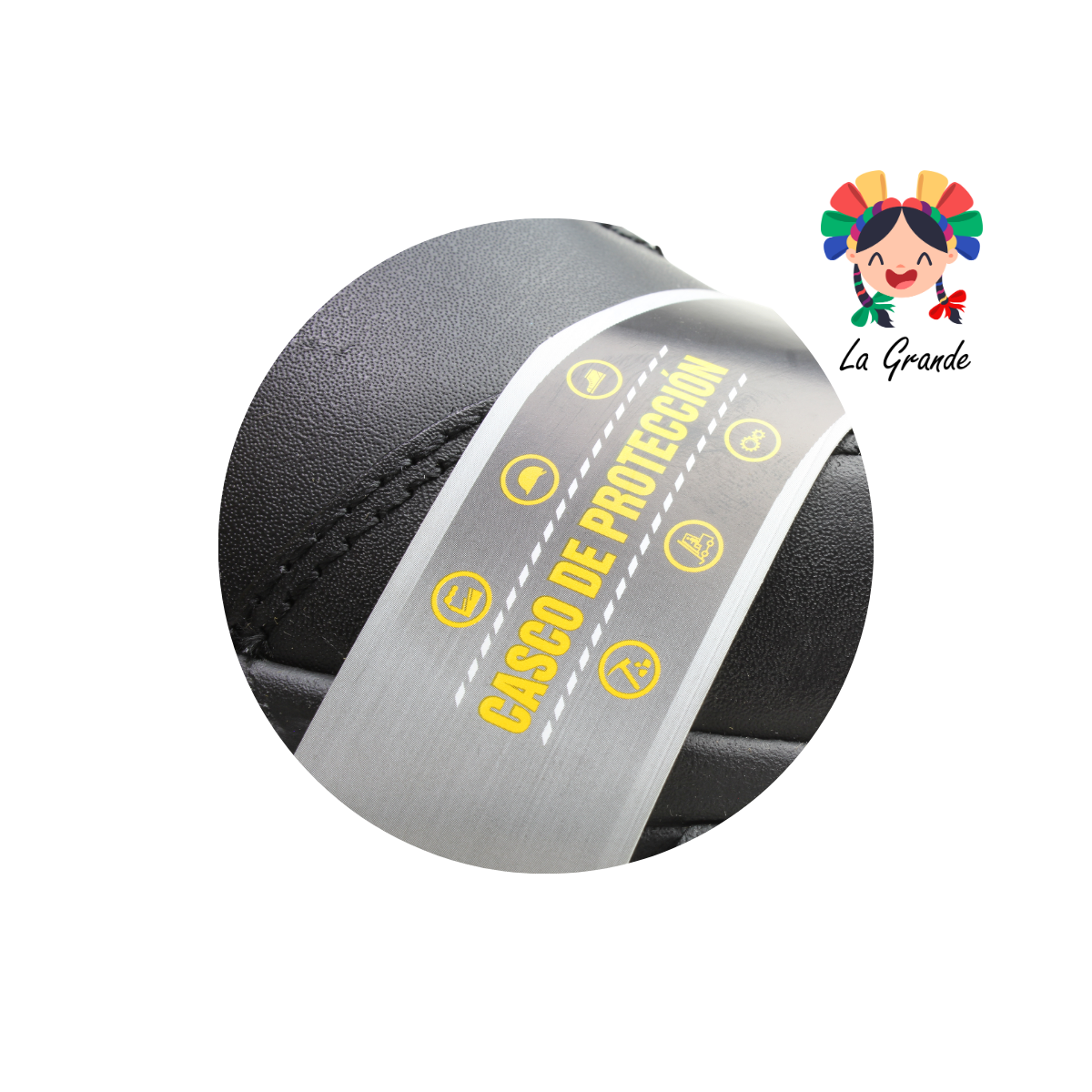 9602 RAM Negro Blanco Bota Industrial con Casco para Caballero