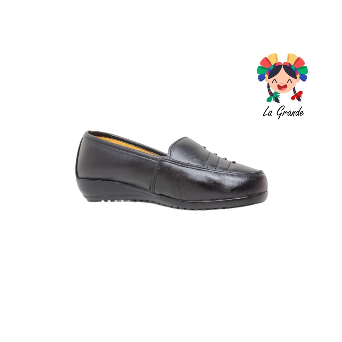 171 AMPARO Negro Piel Zapato Casual para Dama