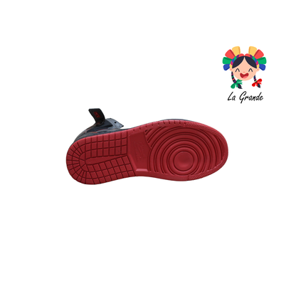060043 PAM Gris Rojo Napa Gamuza Mortales Tenis Casual Calzado Nacional Original para Dama,Joven y Caballero