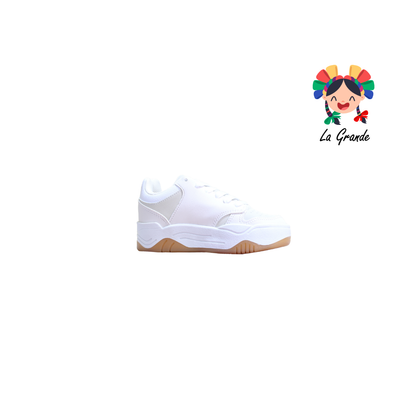 172 HEBOX Hueso Blanco Tenis Casual para Niña