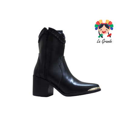 1009 IVANNEP Negro Bota Vaquera para Dama