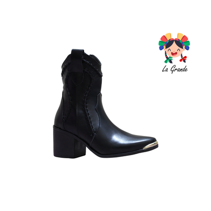 1009 IVANNEP Negro Bota Vaquera para Dama