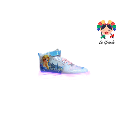 22025 PRINSS ROJO ARANDANO Cielo Rosa Sintético Tenis Casual Con Luz Led Recargable Para Niña