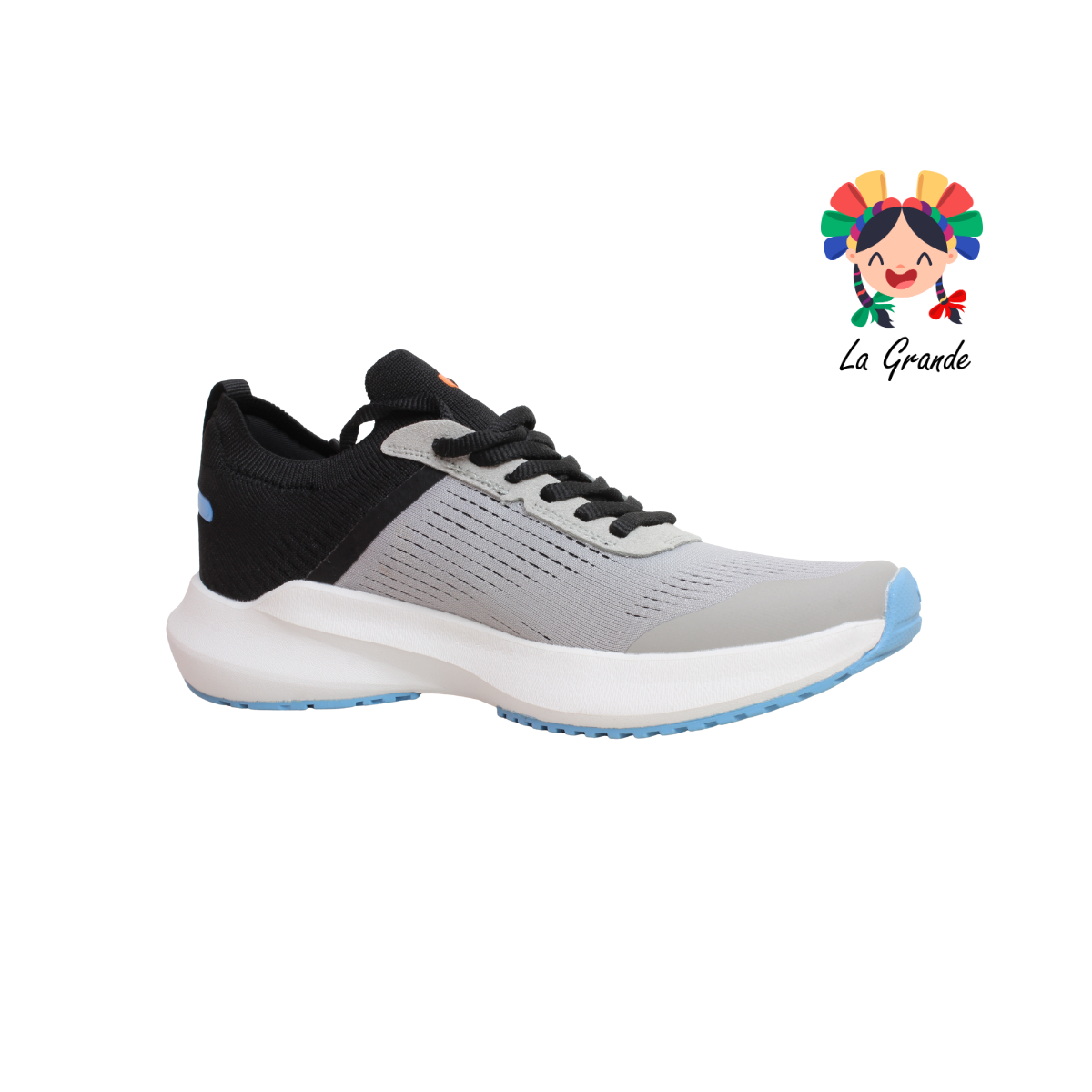 1086526 CHARLY Gris Negro Tenis Deportivo para Caballero