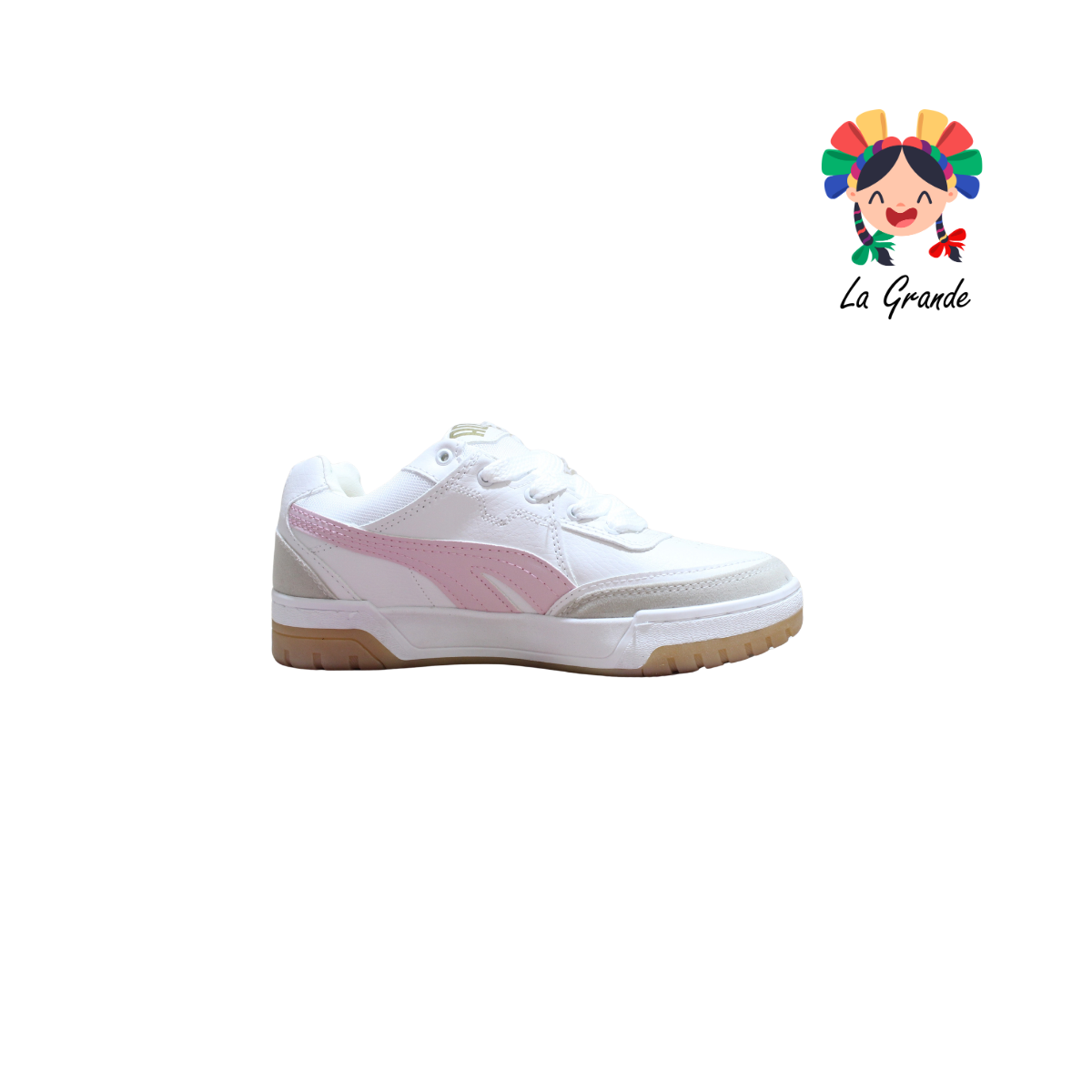 927 ROJO ARANDANO Blanco Maquillaje Tenis Casual para Dama