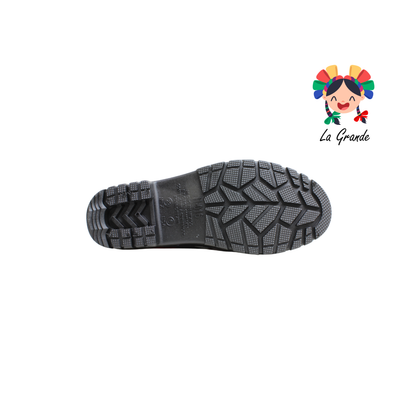 1601-14 EVA GREEN Negro Negro de Colores Bota de Hule para Dama