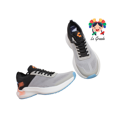1086526 CHARLY Gris Negro Tenis Deportivo para Caballero