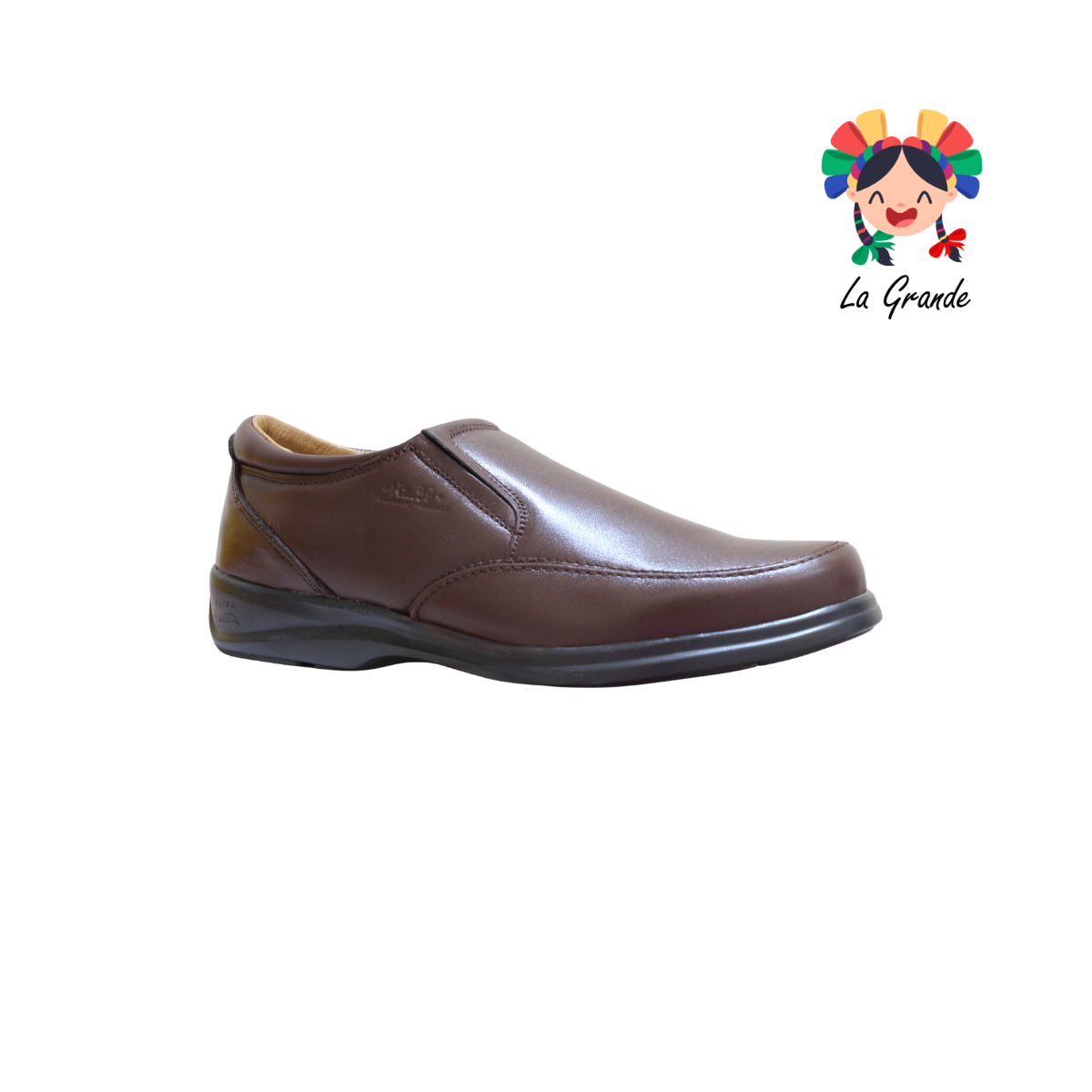 1087 KA99 Cafe Borrego Piel Zapato Confort para Caballero