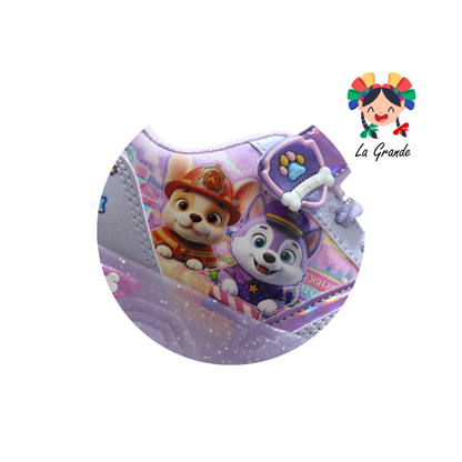 700 Perro ON KIDS Lila Multicolor Sint Tenis con Luces Led para Niña