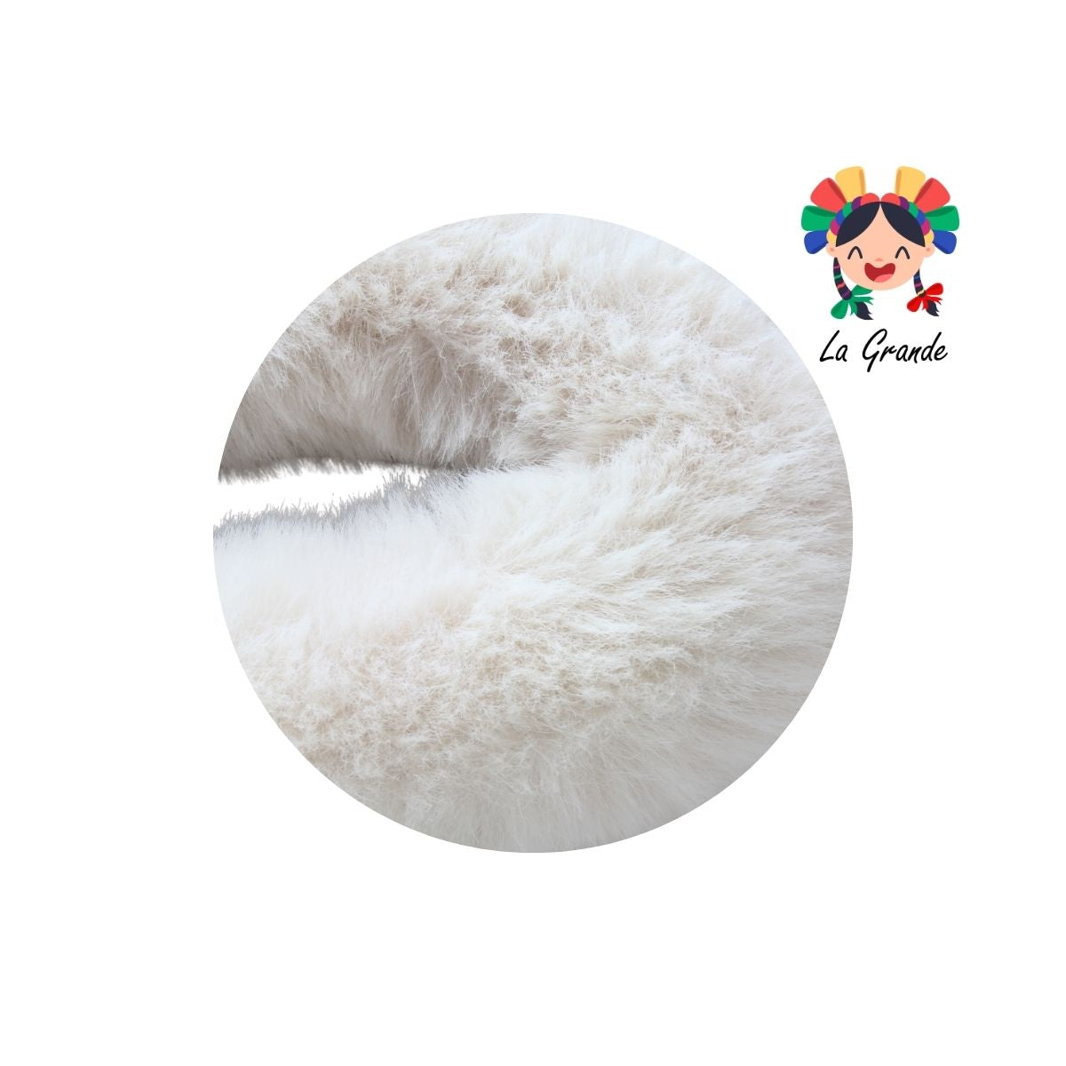 1803 PINK Beige Ante Bota con Peluche para Dama