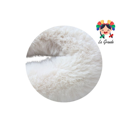 1803 PINK Beige Ante Bota con Peluche para Dama