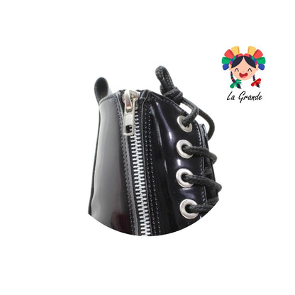 180 LADY MARY Negro Charol Bota para Dama