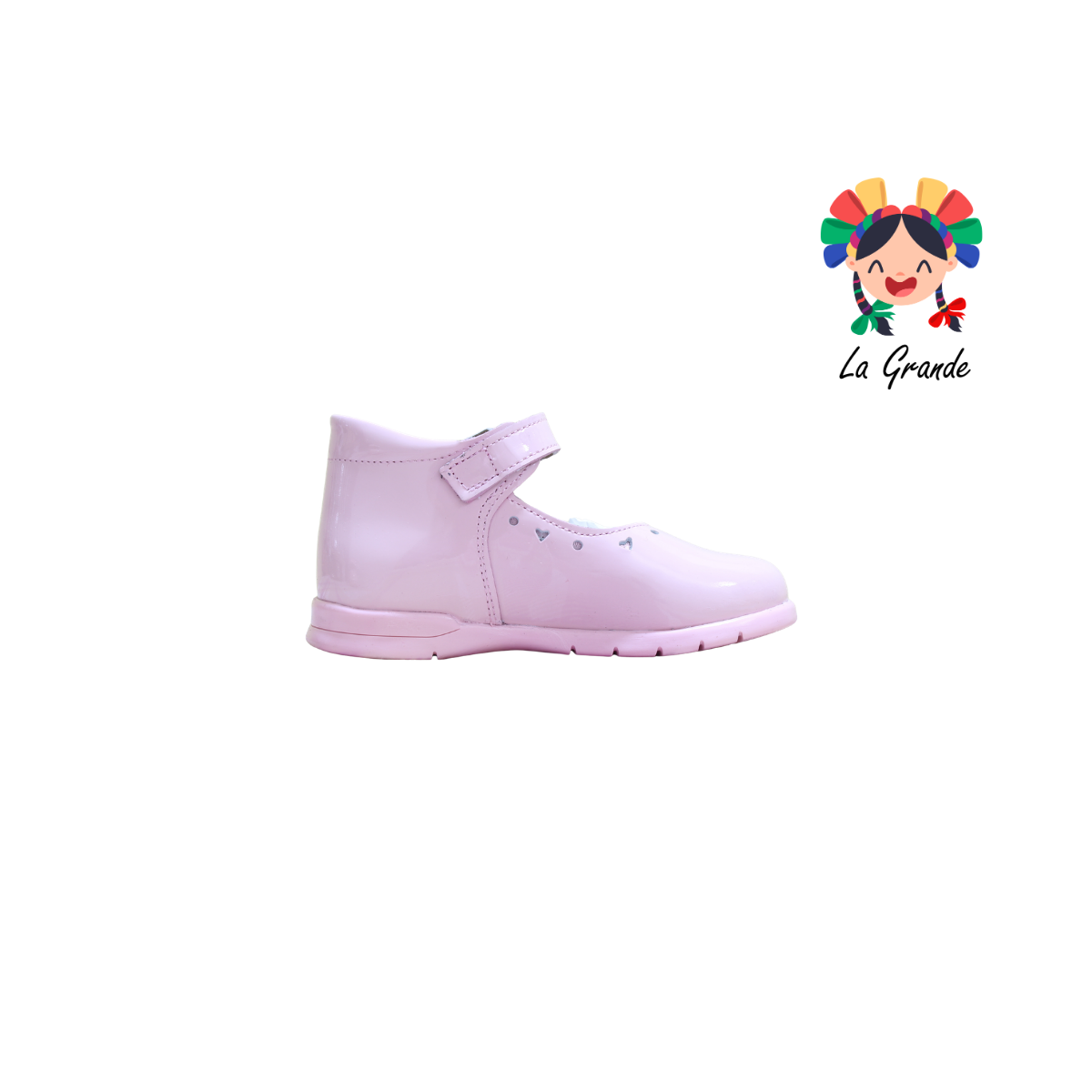 2302 DOGI Malteada Charol Zapato Casual para Bebe y Niña