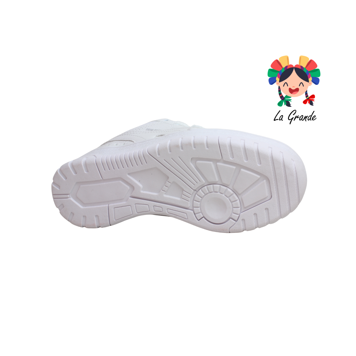 927 ROJO ARANDANO Blanco Blanco Tenis Escolar para Dama y Joven