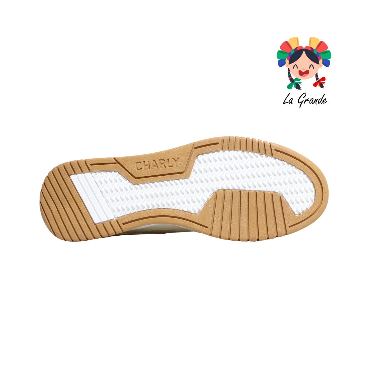 1086478 CHARLY Beige Tenis Deportivo para Caballero