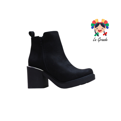 1032 LADY CHEKA Negro Prisco Bota Vaquera para Dama