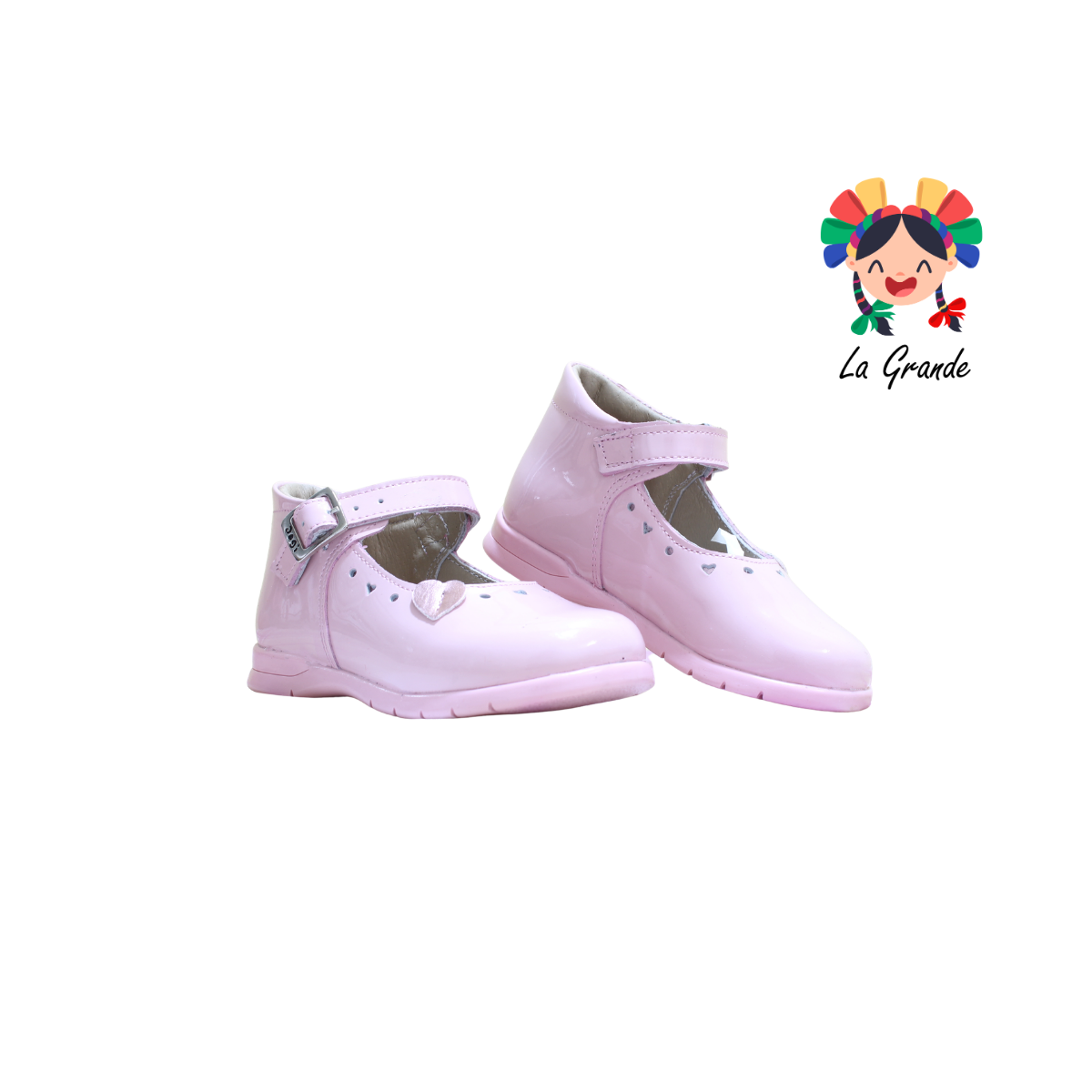 2302 DOGI Malteada Charol Zapato Casual para Bebe y Niña